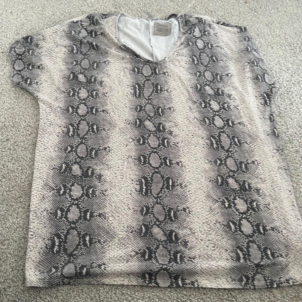 Ces Femme size large snakeskin mini dress.